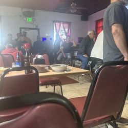Mela's Mexican Restaurant - That's how pack it was n those ppl on the table got there after us n they were serve before us so sad