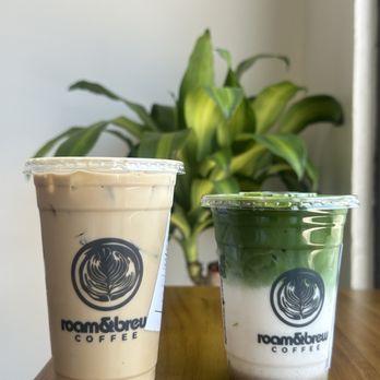 Roam & Brew Coffee - Banana Matcha Hazelnut - Coffee & Tea Near Me - Montebello, California Roam & Brew Coffee - Banana Matcha Hazelnut - Coffee & Tea Near Me - Montebello, California