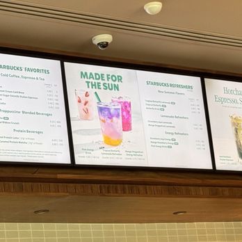 Starbucks - Menu board - Coffee & Tea Near Me - Irving, Texas
