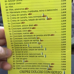 La Bohême de Santa Cruz - Crepes dulces