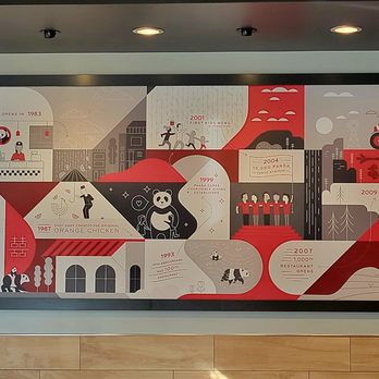 Panda Express - Interior - Mural (03/13/24). @OfficialPandaExpress #EasyHollywood #ChineseFood #FastFood - Chinese Near Me - Los Angeles, California Panda Express - Interior - Mural (03/13/24). @OfficialPandaExpress #EasyHollywood #ChineseFood #FastFood - Chinese Near Me - Los Angeles, California