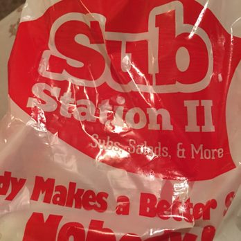 Sub Station II - a red and white bag - Sandwiches Near Me - Gastonia, North Carolina