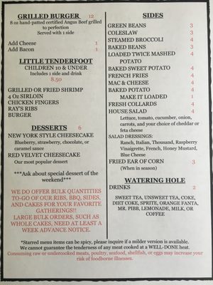Menu photo 3 Ray's Steak and Ribs Baxley, GA Menu photo 3 Ray's Steak and Ribs Baxley, GA