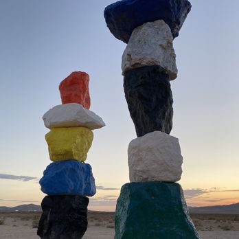 Seven Magic Mountains - Seven Magic Mountains - Public Art Near Me - Las Vegas, Nevada Seven Magic Mountains - Seven Magic Mountains - Public Art Near Me - Las Vegas, Nevada