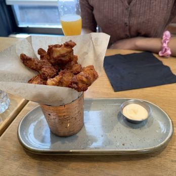 Flipper’s - Side of fried chicken - Pancakes Near Me - New York, New York