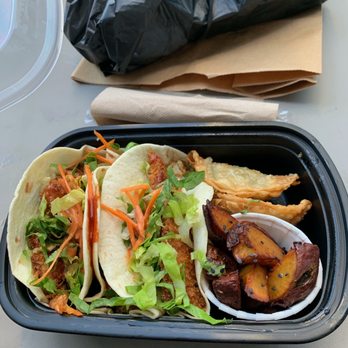 Blossom Tree - Grilled Chicken Taco, Fish Taco, Dumplings & Sweet Potato - Korean Near Me - Atlanta, Georgia