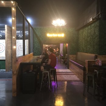 Game Of Axes - The back bar. - Axe Throwing Near Me - Boynton Beach, Florida Game Of Axes - The back bar. - Axe Throwing Near Me - Boynton Beach, Florida