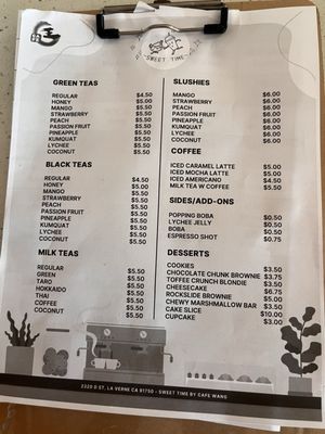 Menu photo 2 Sweet Time La Verne, CA