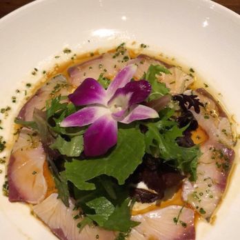 Morimoto Napa - Complimentary hamachi from the chef (it's great when you have friends in the business). - Japanese Near Me - Napa, California