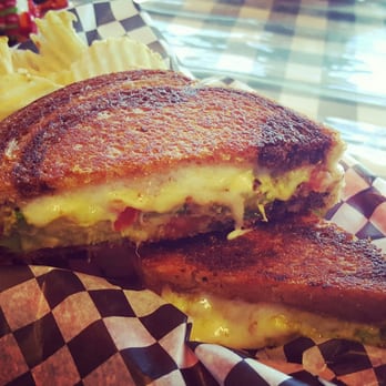 The Grilled Cheese Hideaway - The special of the day had Cheddar, blue cheese, bacon and homemade avocado. - Soup Near Me - Kawartha Lakes, Ontario The Grilled Cheese Hideaway - The special of the day had Cheddar, blue cheese, bacon and homemade avocado. - Soup Near Me - Kawartha Lakes, Ontario