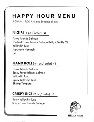 Menu photo 2 Belly Fish Miami, FL Menu photo 2 Belly Fish Miami, FL