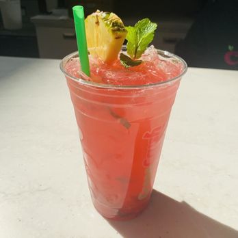 Green Crush - Raspberry mojito with vodka - Juice Bars & Smoothies Near Me - Las Vegas, Nevada