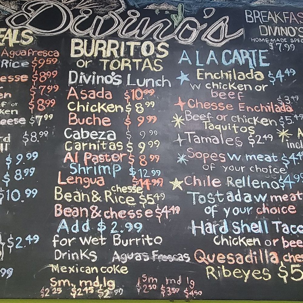 Divino's Bakery & Restaurant - Full menu - Mexican Near Me - Moreno Valley, California Divino's Bakery & Restaurant - Full menu - Mexican Near Me - Moreno Valley, California