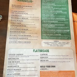 Eugene O'Neill's - Menu April 2023