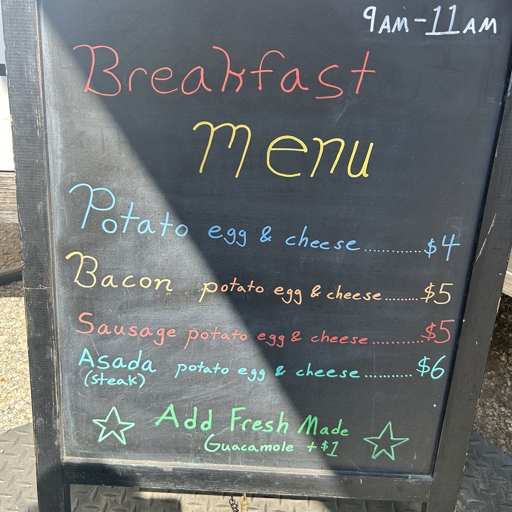 The Killer Taco - Breakfast menu (Aug. 2026) - Food Trucks Near Me - Georgetown, Texas The Killer Taco - Breakfast menu (Aug. 2026) - Food Trucks Near Me - Georgetown, Texas