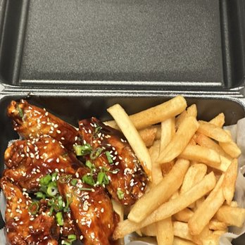 Teriyaki J’s - Spicy Korean 6 pc combo includes fries and a drink - Japanese Near Me - Downey, California Teriyaki J’s - Spicy Korean 6 pc combo includes fries and a drink - Japanese Near Me - Downey, California