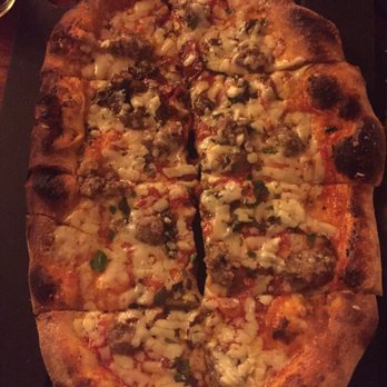 Serious Pie Downtown - Sweet fennel sausage ($18) - Pizza Near Me - Seattle, Washington Serious Pie Downtown - Sweet fennel sausage ($18) - Pizza Near Me - Seattle, Washington