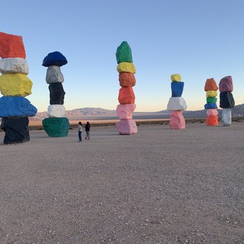 Seven Magic Mountains - Public Art Near Me - Las Vegas, Nevada Seven Magic Mountains - Public Art Near Me - Las Vegas, Nevada