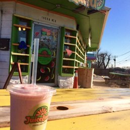 Make sure it's a nice day that you can sit outside and sip your drink on one of their picnic table. Make sure it's a nice day that you can sit outside and sip your drink on one of their picnic table.