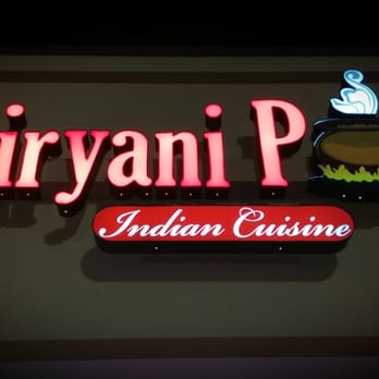 Biryani Pot - External signage - Indian Near Me - Houston, Texas