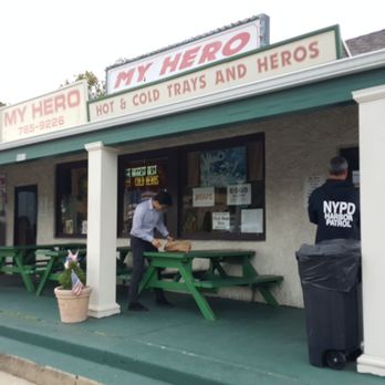 My Hero - Five tables inside and three picnic tables out front - Delis Near Me - Merrick, New York My Hero - Five tables inside and three picnic tables out front - Delis Near Me - Merrick, New York