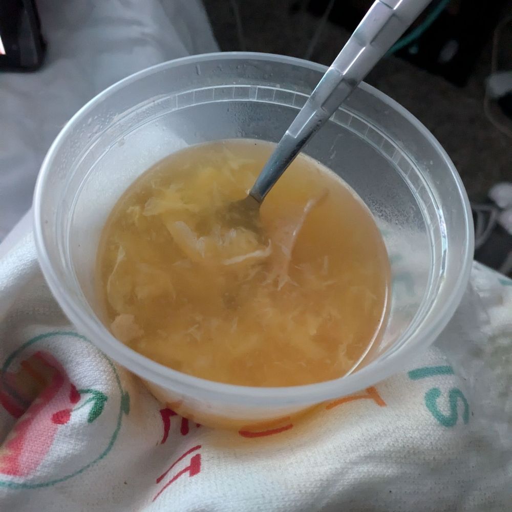 The egg drop soup was absolutely delicious may be the reason I return. The egg drop soup was absolutely delicious may be the reason I return.