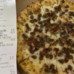 i specifically requested THIN crust. The receipt  says thin crust. it was NOT. $16 + wasted. I WON'T go back!