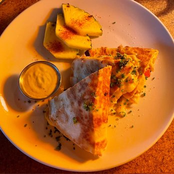 The Cafe - Breakfast Quesadilla- Chipotle Sauce - Bakeries Near Me - Ames, Iowa
