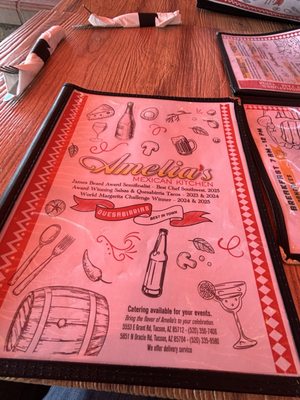 Menu photo 4 Amelias Mexican Kitchen Tucson, AZ Menu photo 4 Amelias Mexican Kitchen Tucson, AZ