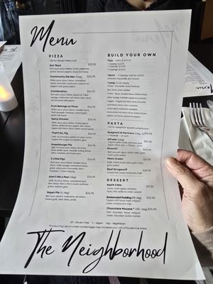 Menu photo 2 The Neighborhood Seattle, WA Menu photo 2 The Neighborhood Seattle, WA