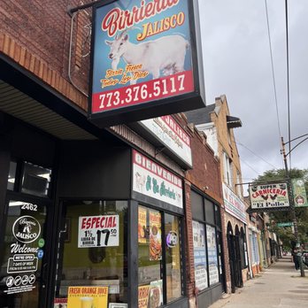 Birrieria Jalisco - the outside of a restaurant - Mexican Near Me - Chicago, Illinois