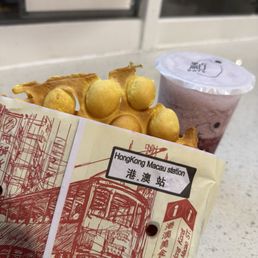 Salted yolk egg puff Salted yolk egg puff