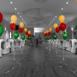 A1 Balloons 2 Go - Asian Wedding Walkway / Helium Balloon Decorations in Loch Lomond, Glasgow