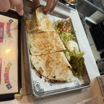 Mexico 1810 - Quesadilla appetizer. Large portion. Sharable app or meal for one. - Mexican Near Me - Miami, Florida Mexico 1810 - Quesadilla appetizer. Large portion. Sharable app or meal for one. - Mexican Near Me - Miami, Florida