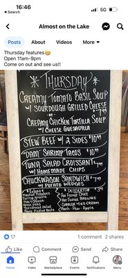 Menu photo 3 Almost On the Lake Wilkesboro, NC Menu photo 3 Almost On the Lake Wilkesboro, NC