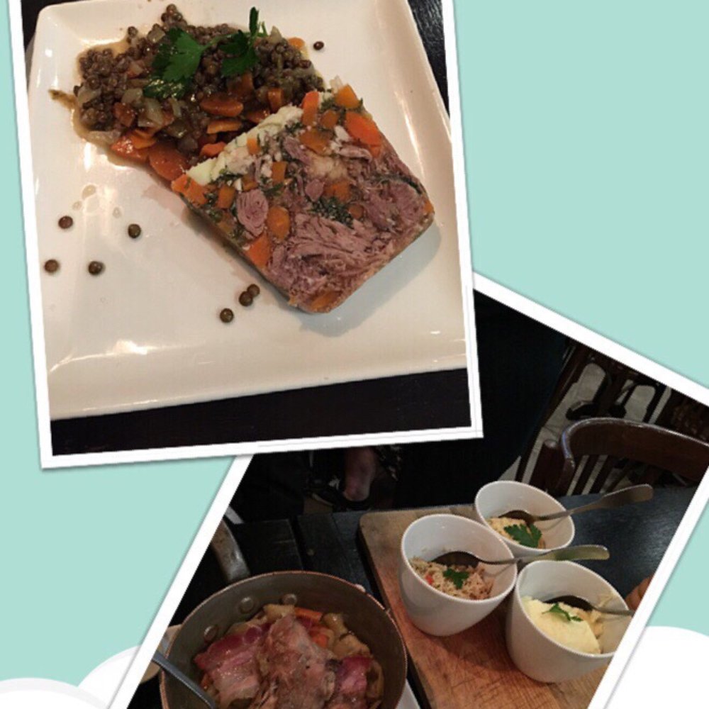 Le Volant Basque - I ordered the ox tail pate for appetizers and the rabbit stew with bacon, shallot and carrots. They were so delicious! Must try! - Basque Near Me - Paris, 75