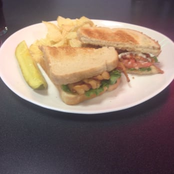 Fifties Diner - BLT on Sourdough lightly toasted. Great bacon.... - American Near Me - Chicopee, Massachusetts