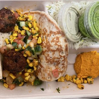 CAVA - Falafel Pita Kids Meal - Mediterranean Near Me - New York, New York CAVA - Falafel Pita Kids Meal - Mediterranean Near Me - New York, New York