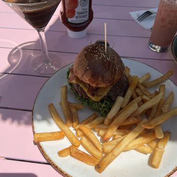Plated Dreams - Bacon Avocado Burger & Fries - Cafes Near Me - Woods Cross, Utah