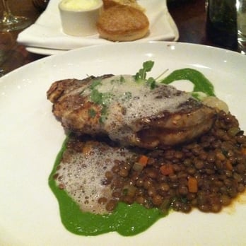 Spoonbar - Lentil stuffed dorade - Seafood Near Me - Healdsburg, California Spoonbar - Lentil stuffed dorade - Seafood Near Me - Healdsburg, California