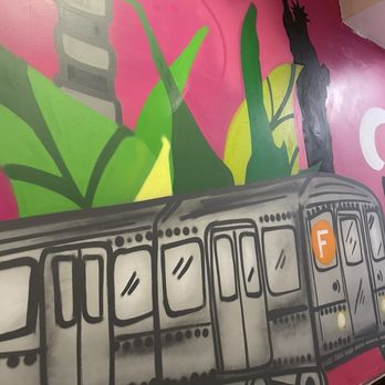Vegan On The Fly - Mural - Food Trucks Near Me - New York, New York Vegan On The Fly - Mural - Food Trucks Near Me - New York, New York