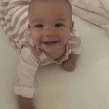 Vivian Sonnenberg - Proof that our girl LOVES her crib-all thanks to Aunt Viv! - Sleep Specialists Near Me