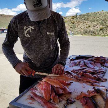 Blue Mesa Fishing - Here is our guide Jared! Guy took care of us from the beginning to the end! - Fishing Near Me - Sapinero, Colorado Blue Mesa Fishing - Here is our guide Jared! Guy took care of us from the beginning to the end! - Fishing Near Me - Sapinero, Colorado
