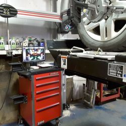 Downtown Garage - Charlevoix - New alignment machine