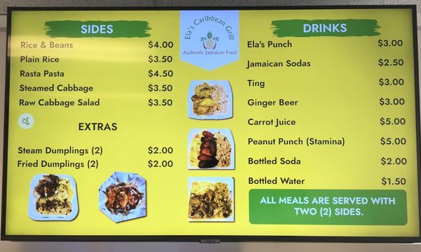 Menu photo 3 Ela’s Caribbean Grill Willowick, OH