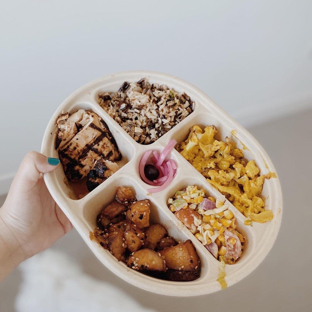 Bloom - My bento those japanese sweet potatoes will blow your mind. - Gluten-Free Near Me - Seattle, Washington Bloom - My bento those japanese sweet potatoes will blow your mind. - Gluten-Free Near Me - Seattle, Washington