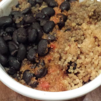 Veggie Grill by Next Level - Black bean and quinoa w/ roasted red pepper sauce (mini bowl app) - Vegan Near Me - Long Beach, California
