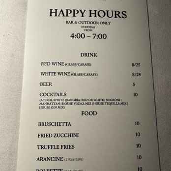 Osteria Nonnino - Happy hour menu - Italian Near Me - New York, New York Osteria Nonnino - Happy hour menu - Italian Near Me - New York, New York