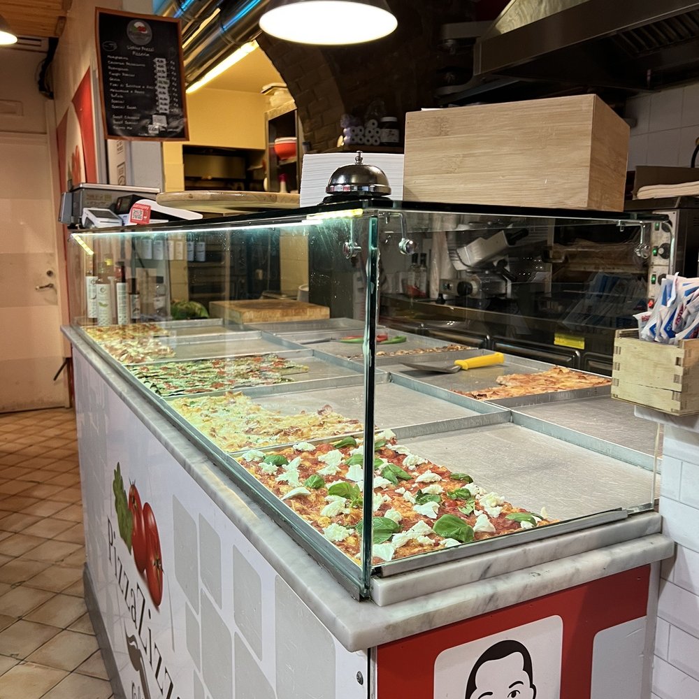 Pizza display