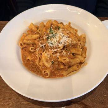 II Caminetto - rigatoni bolognese - Italian Near Me - Whistler, British Columbia II Caminetto - rigatoni bolognese - Italian Near Me - Whistler, British Columbia